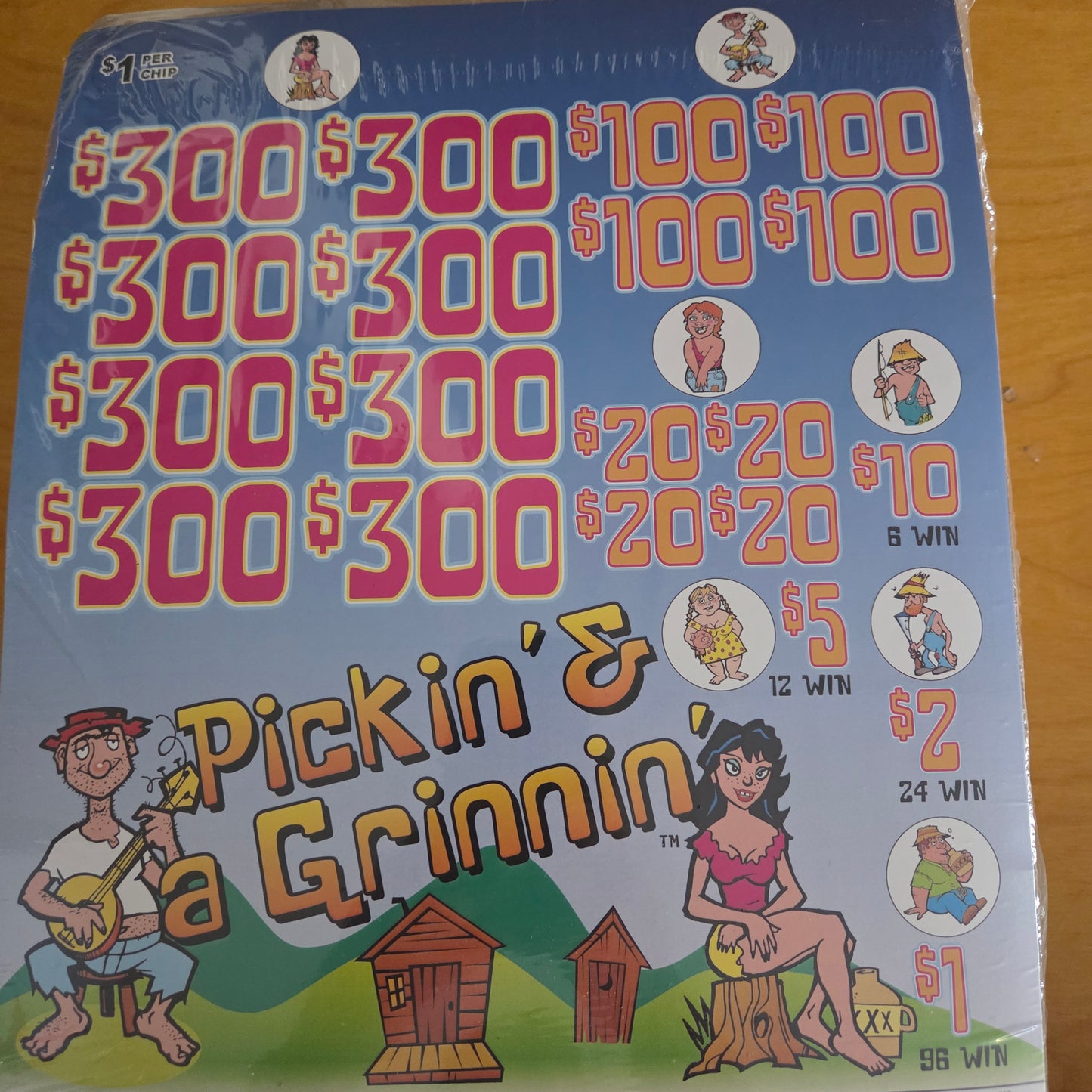 Pickin & A Grinnin 3995ct Chip Pull Tabs