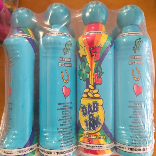 12ct Aqua Dab O Ink 1.5oz Bingo Daubers