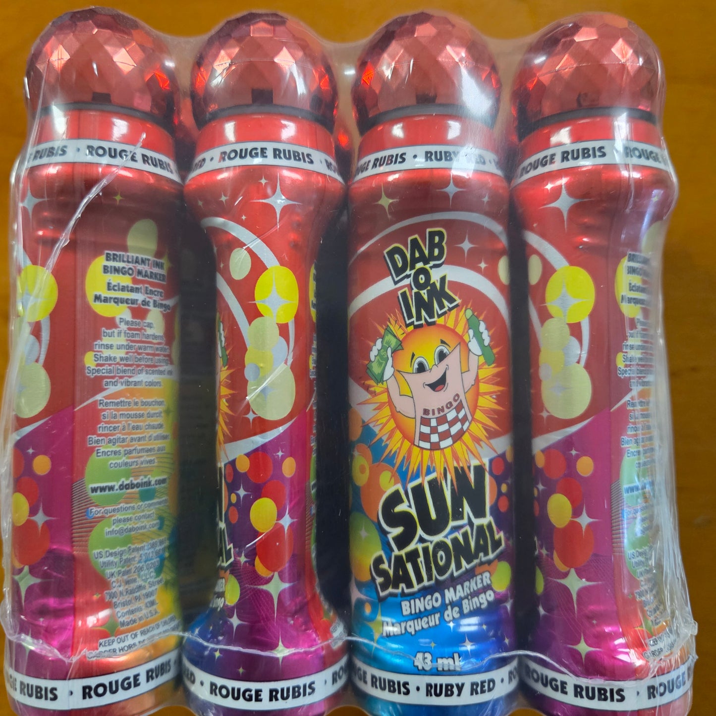 12ct Ruby Red Sunsational 1.5oz Bingo Daubers