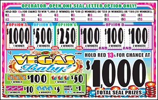 Vegas Baby 1880ct Seal Game Pull Tabs