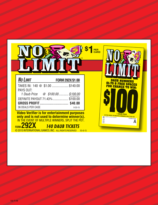 no limit daub tabs
