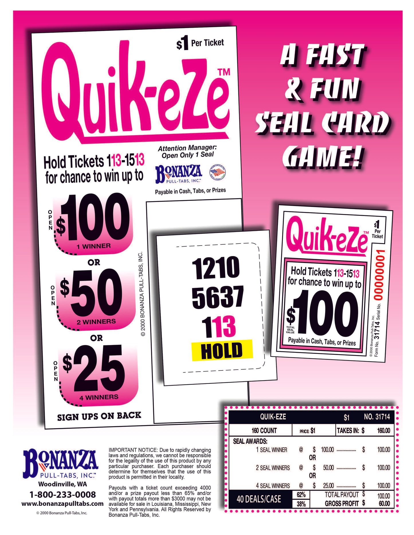 quik eze pull tabs