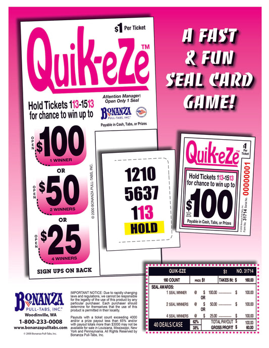 quik eze pull tabs