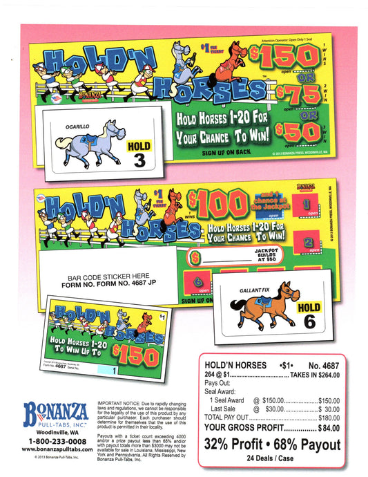 Holding Horses Pull Tabs