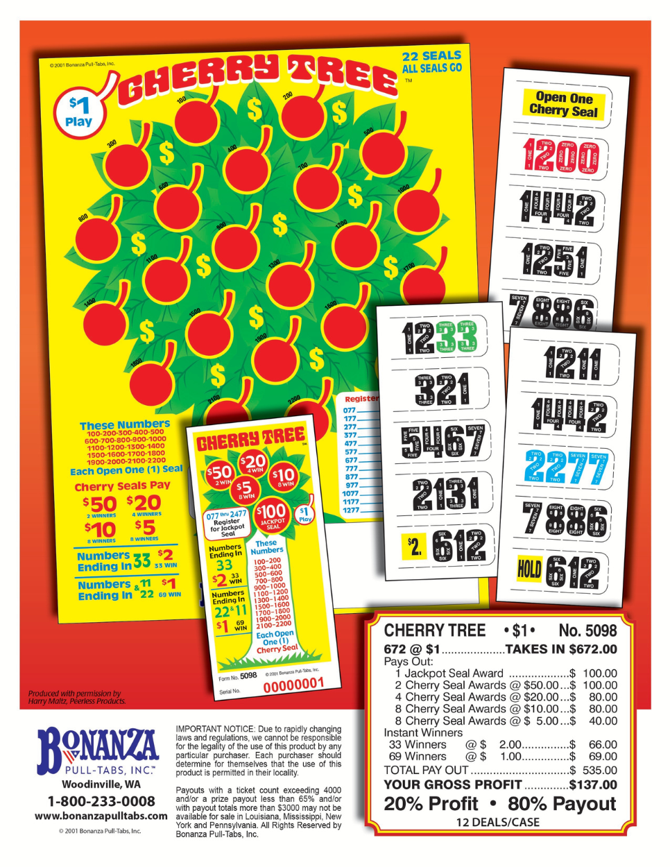 cherry tree pull tab