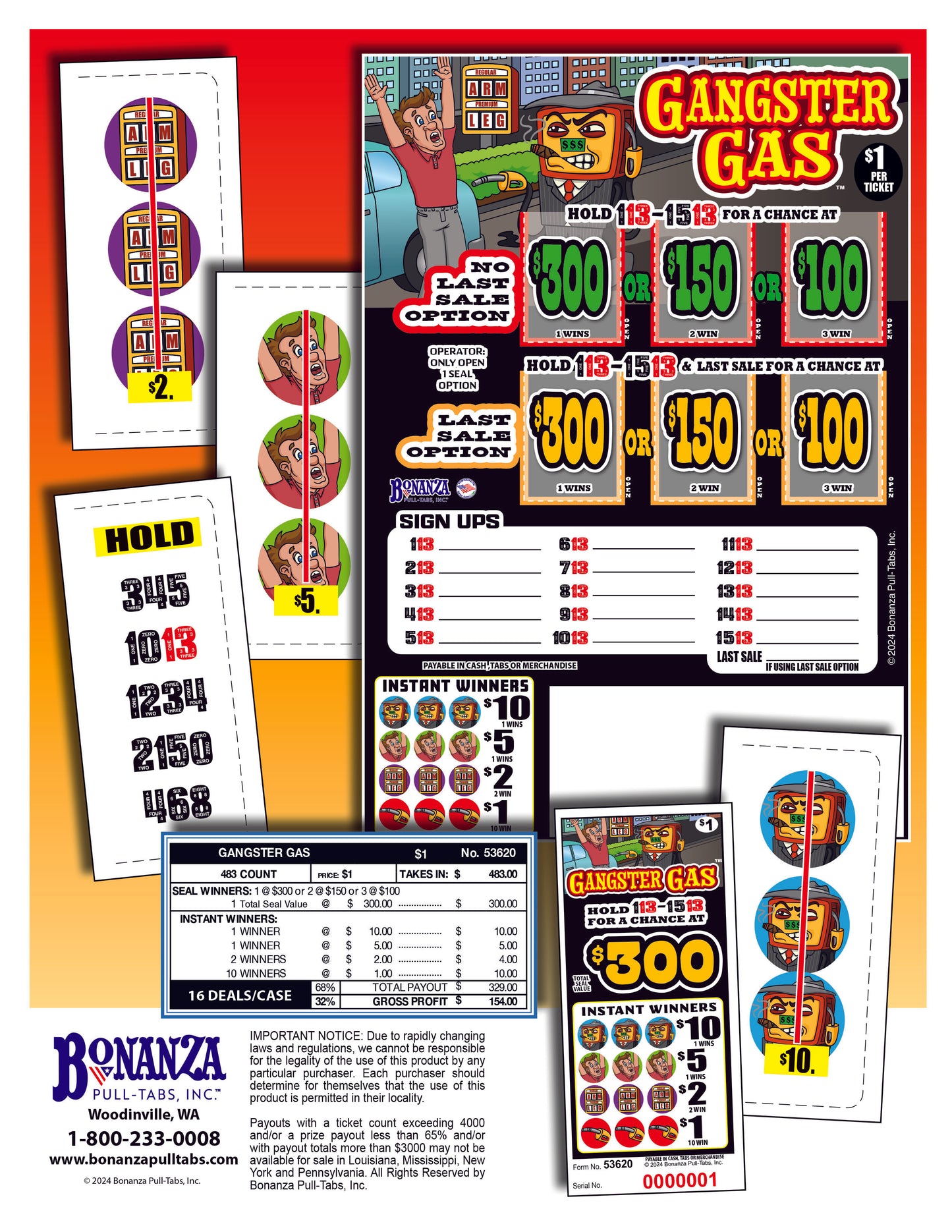gangster gas pull tab