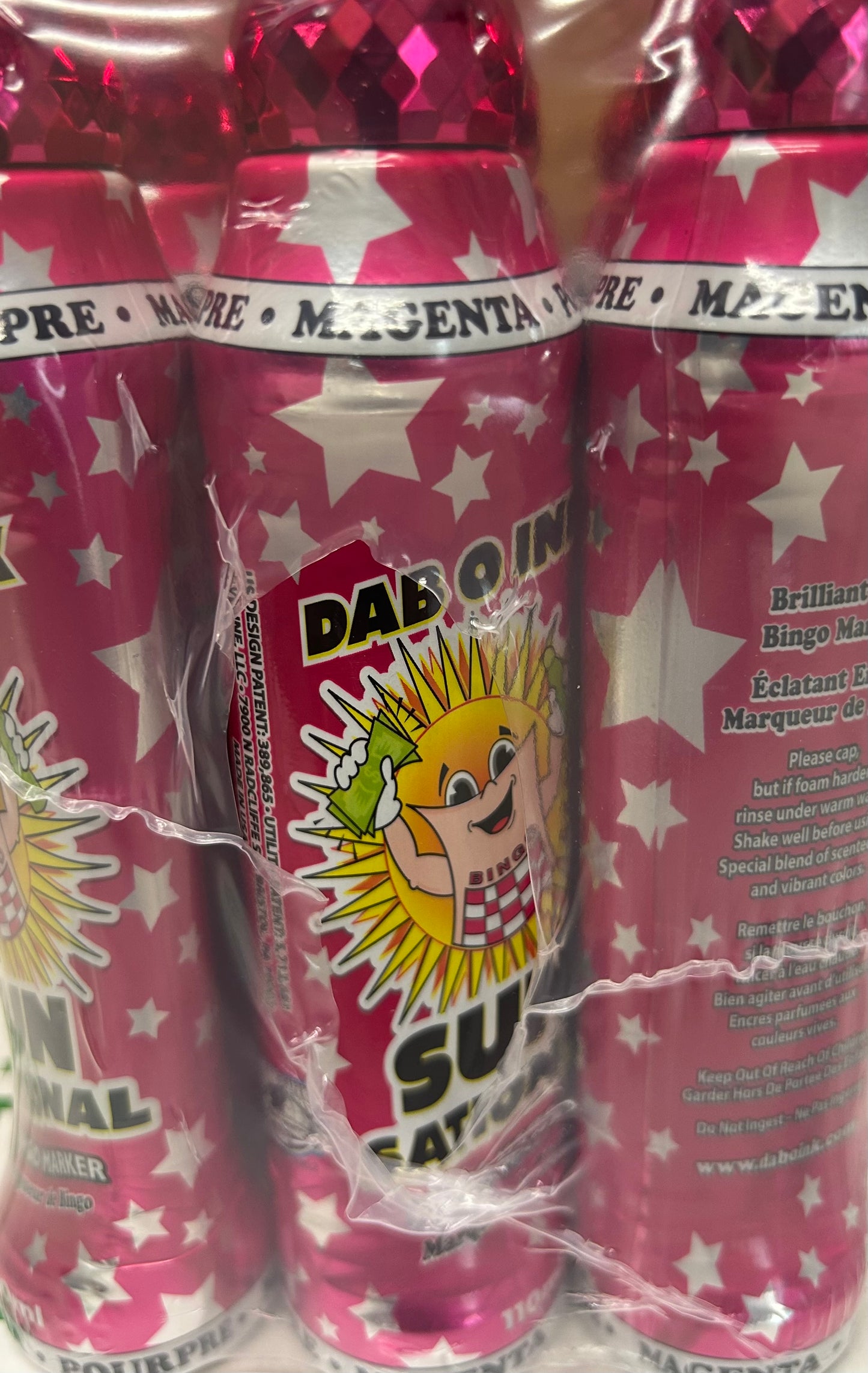 (Magenta) Sunsational 4oz Bingo Daubers (12 Daubers)