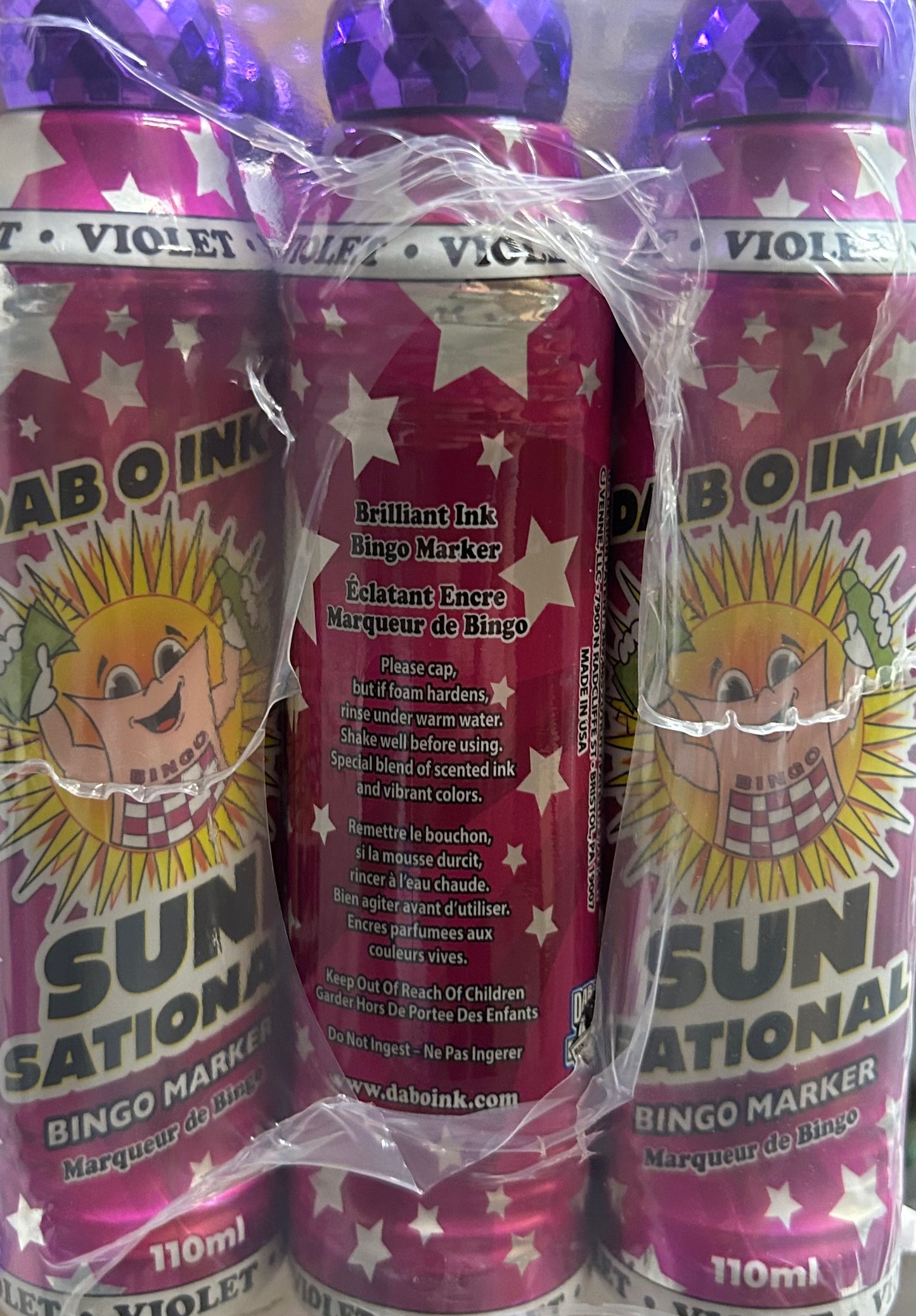 (Violet) Sunsational 4 oz Daubers (12 Daubers)