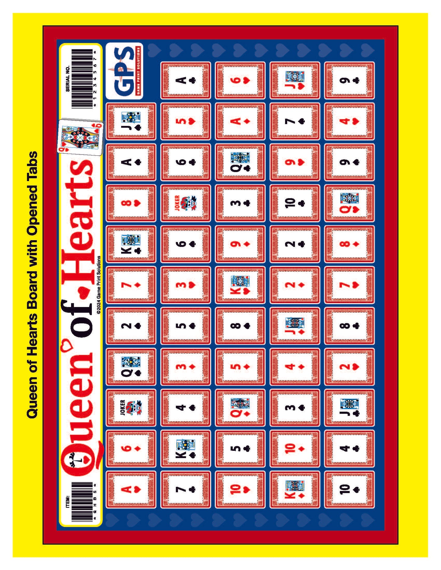 Queen of Hearts Board (Board Only)