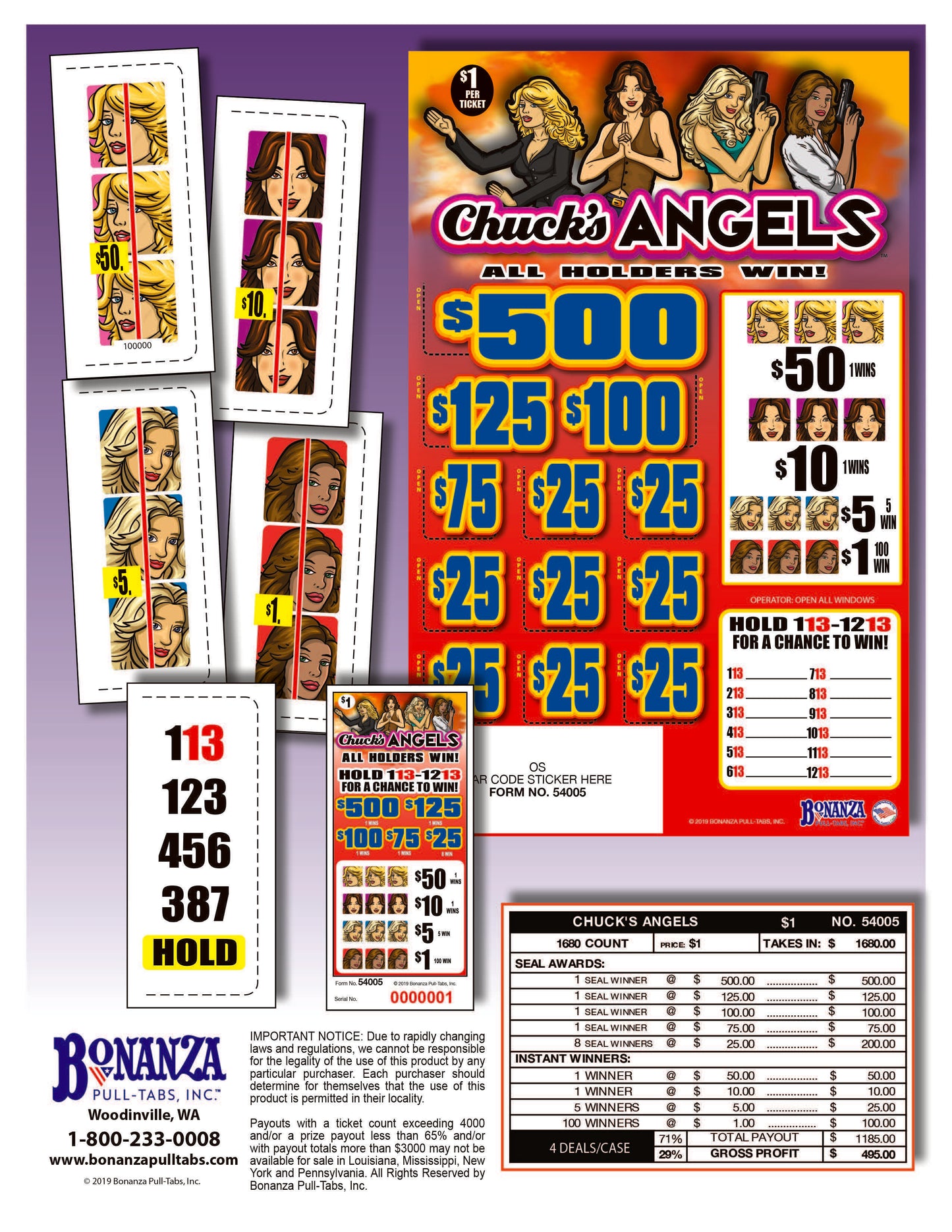 chucks angels pull tab