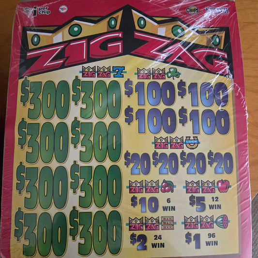 Zig Zag 3955ct Chip Pull Tabs