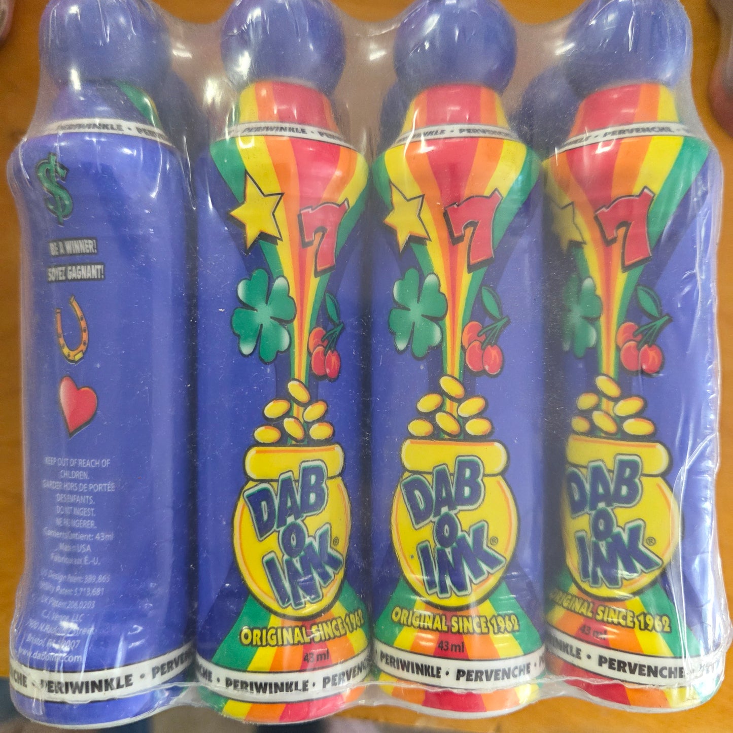 12ct Periwinkle Dab O Ink 1.5oz Bingo Daubers