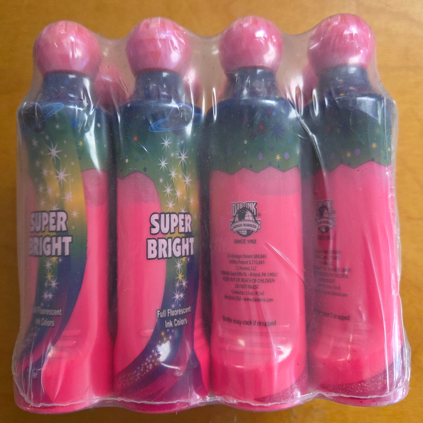 12ct Red Super Bright 1.5oz Bingo Daubers