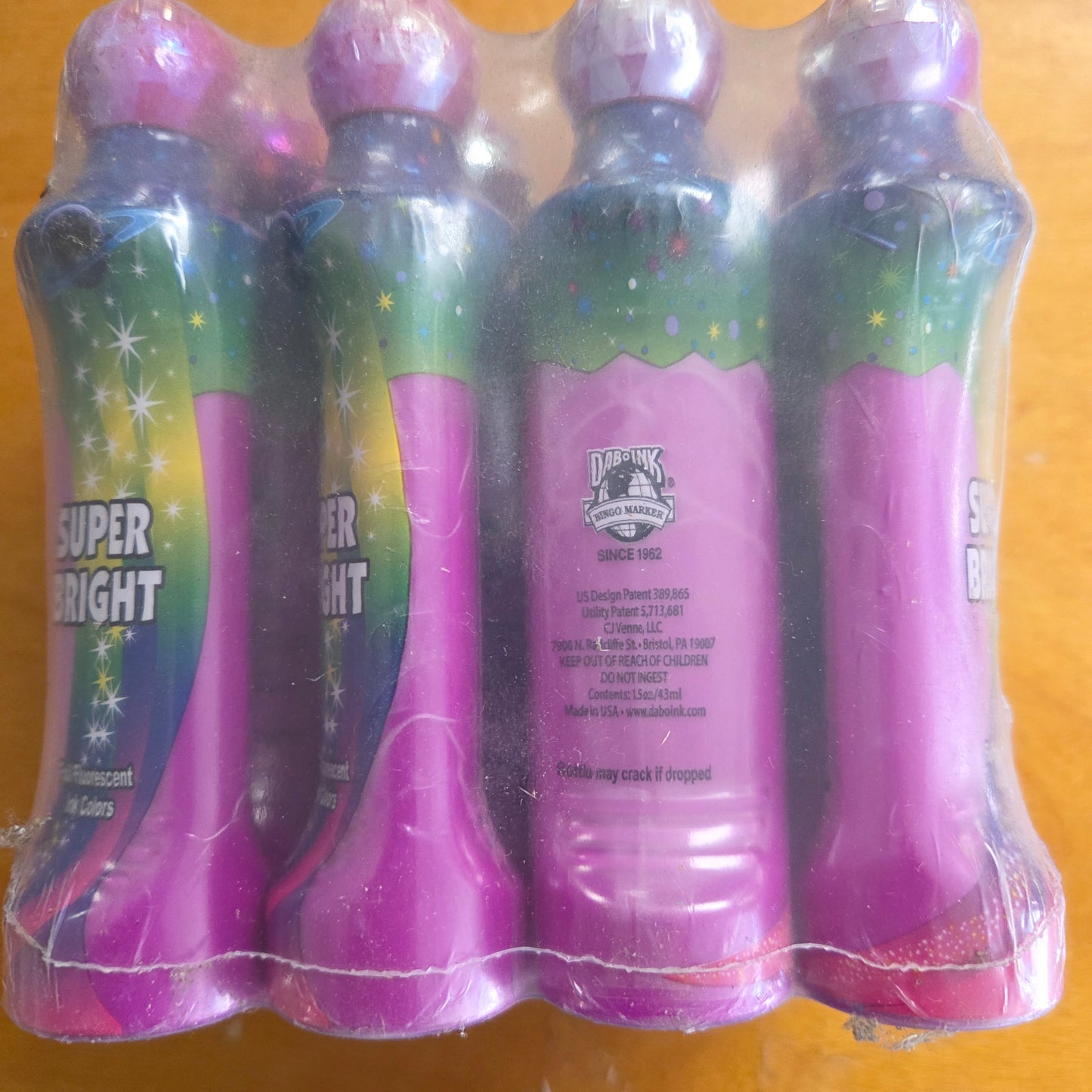 12ct Purple Super Bright 1.5oz Bingo Daubers
