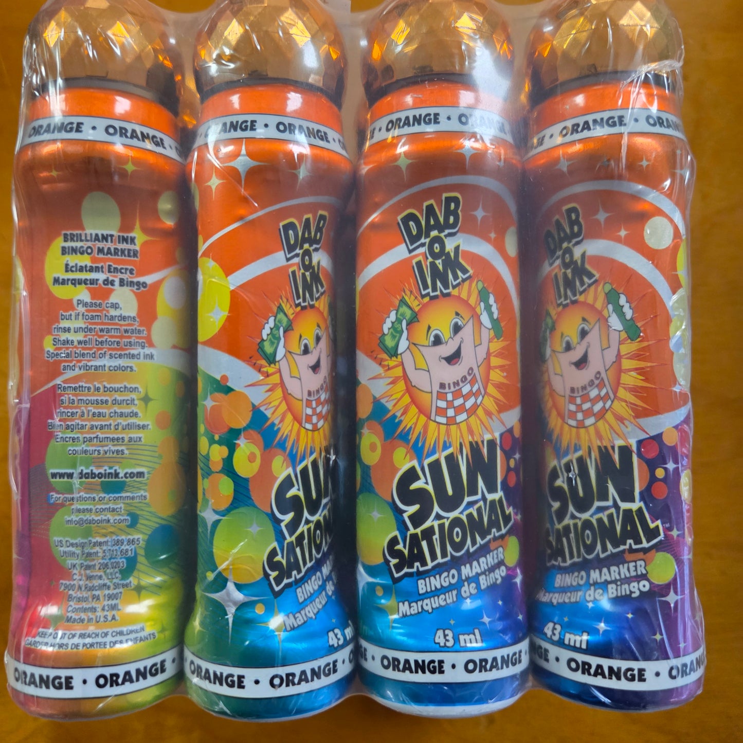 12ct Orange Sunsational 1.5oz Bingo Daubers