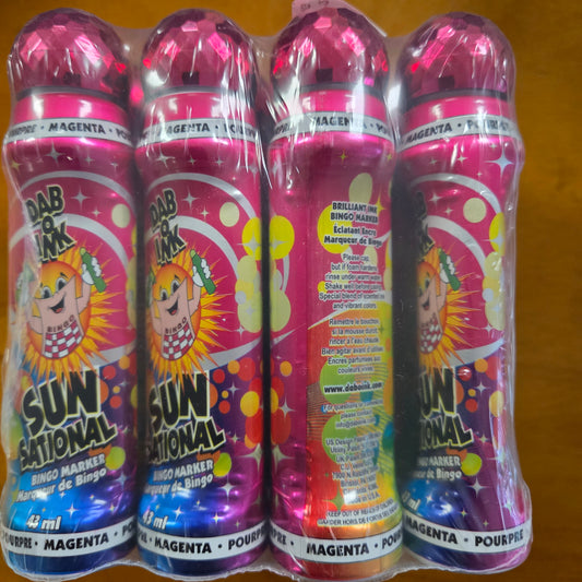 12ct Magenta Sunsational 1.5oz Bingo Daubers