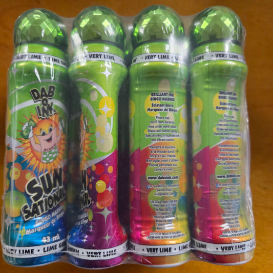 12ct Lime Green Sunsational 1.5oz Bingo Daubers