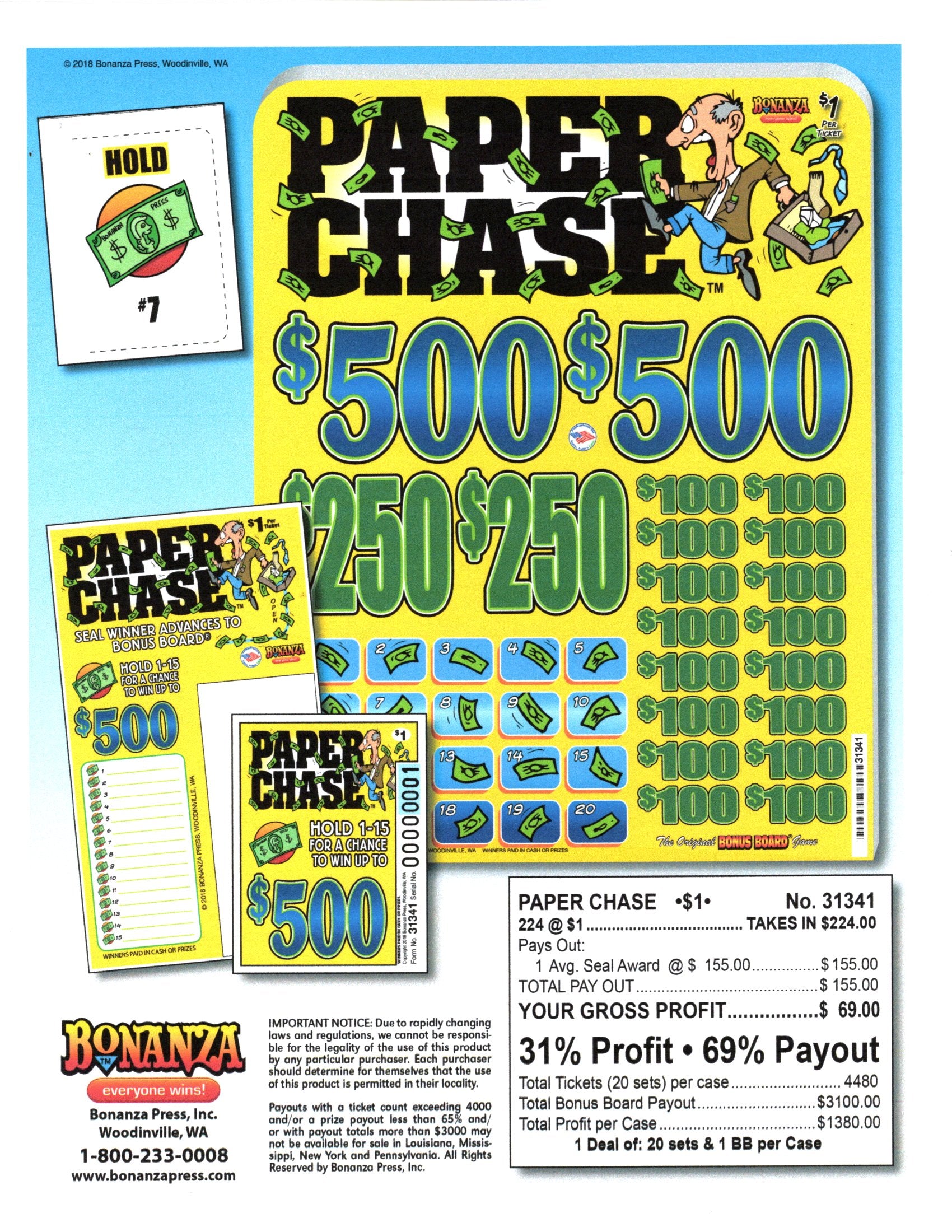 Paper Chase Notelets Paper Chase 224ct Bonus Board Pull Tabs – YoungCoLLC