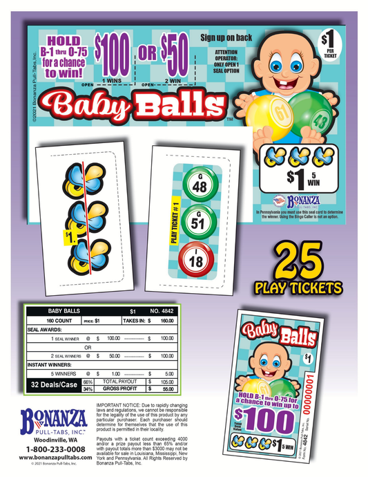 baby balls pull tab