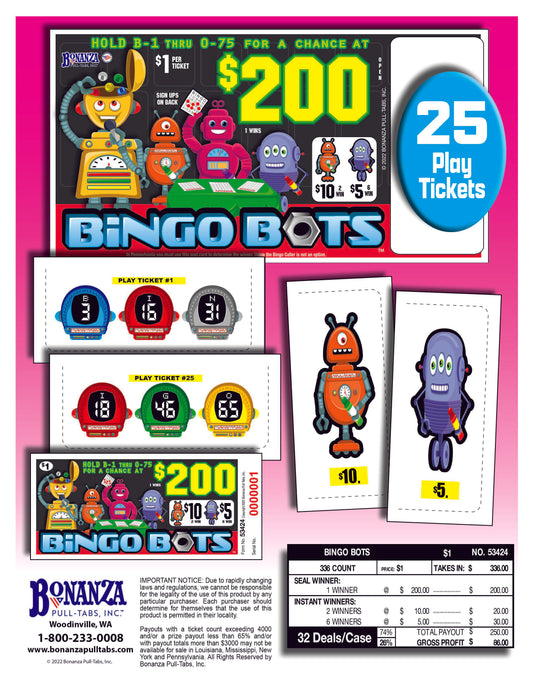 Bingo Bots Pull Tabs