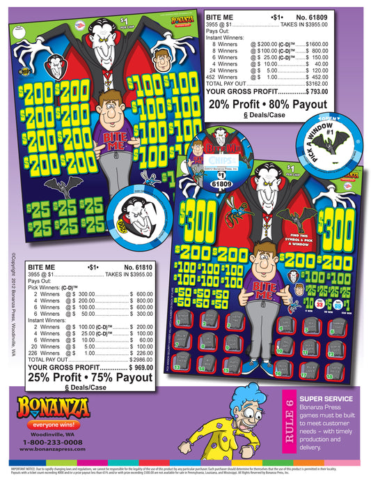 Bite Me 3955ct Chip Pull Tabs