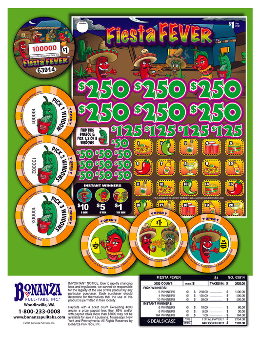 Fiesta Fever 3955ct Chip Pull Tabs