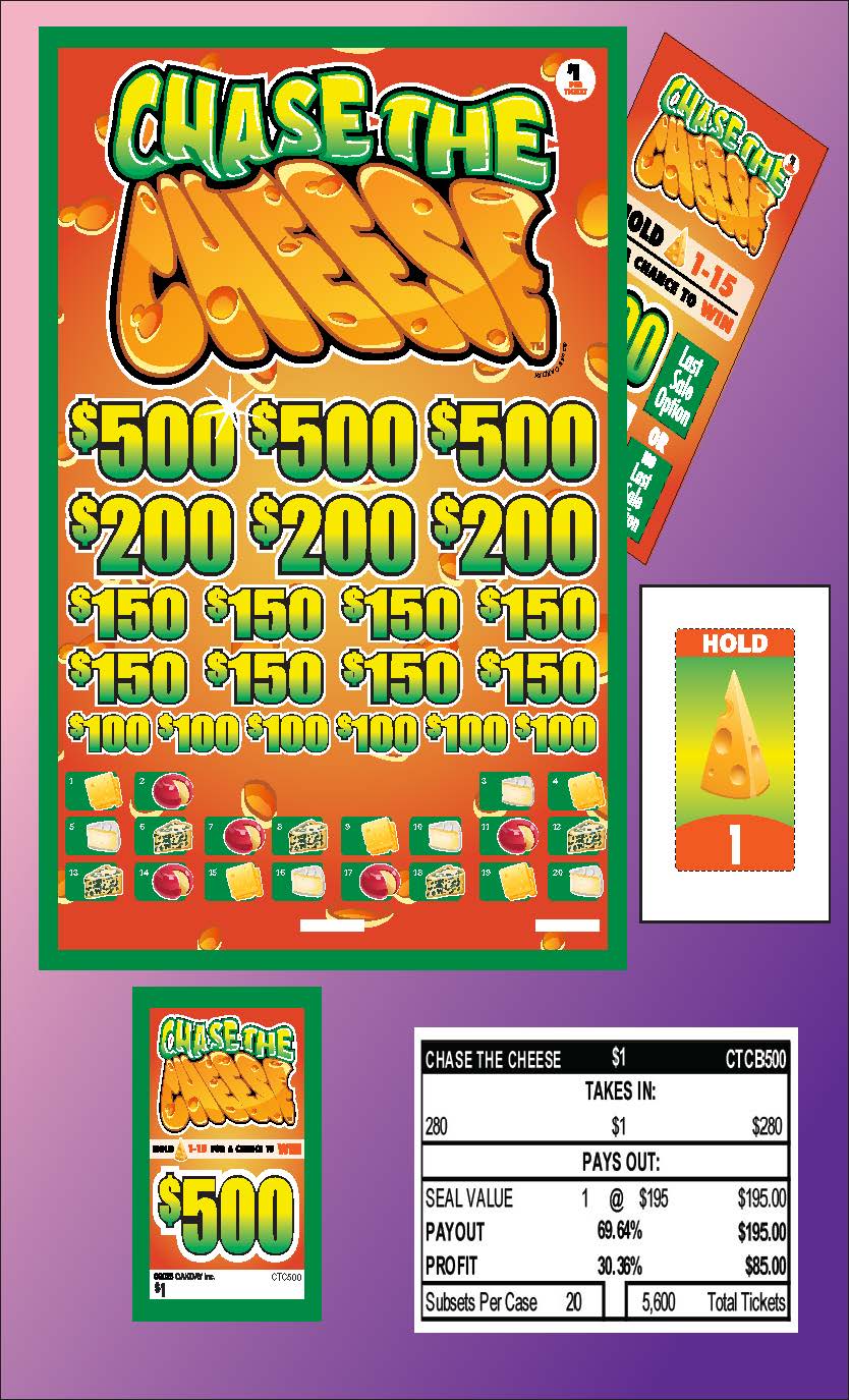 chase the cheese pull tab