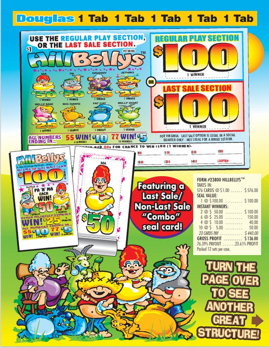 Hillbellys 576ct Seal Game Pull Tabs