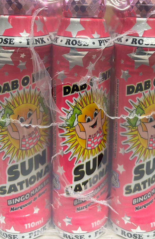 (Pink) Sunsational 4oz Bingo Daubers (12 Daubers)