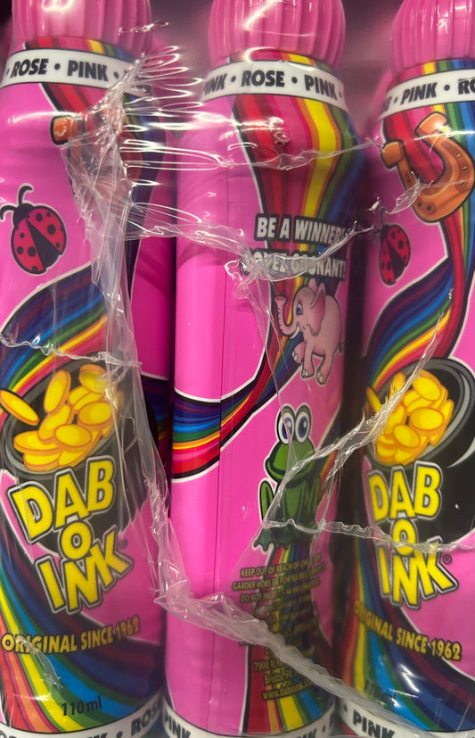 (Pink) Dab O Ink 4oz Daubers (12 Daubers)