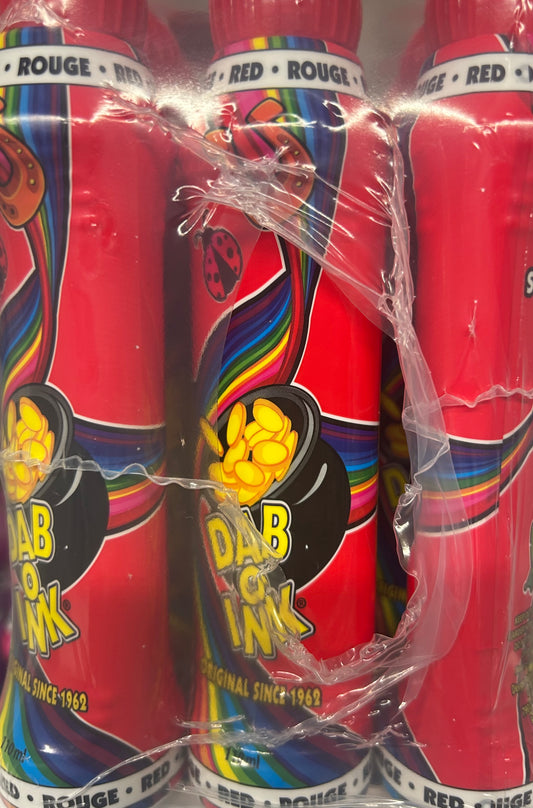 (Red) Dabo O Ink 4oz Daubers (12 Daubers)