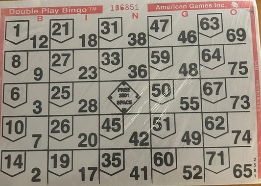 Red 1 on Double Play Loose 500 Cards