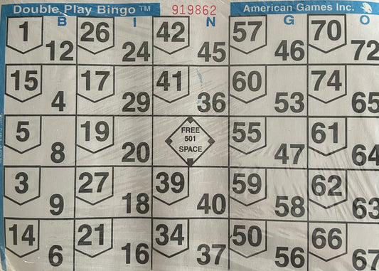 Blue 1 on Double Play Loose 500 Cards