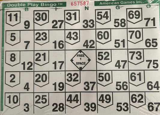 Green 1 on Double Play Loose 500 Cards