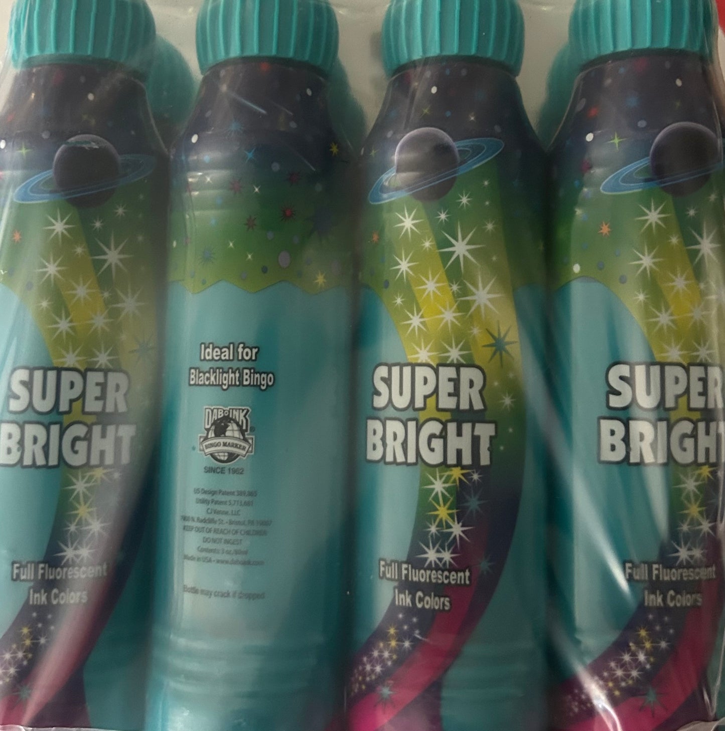 12ct. Aqua Super Bright 3oz Daubers