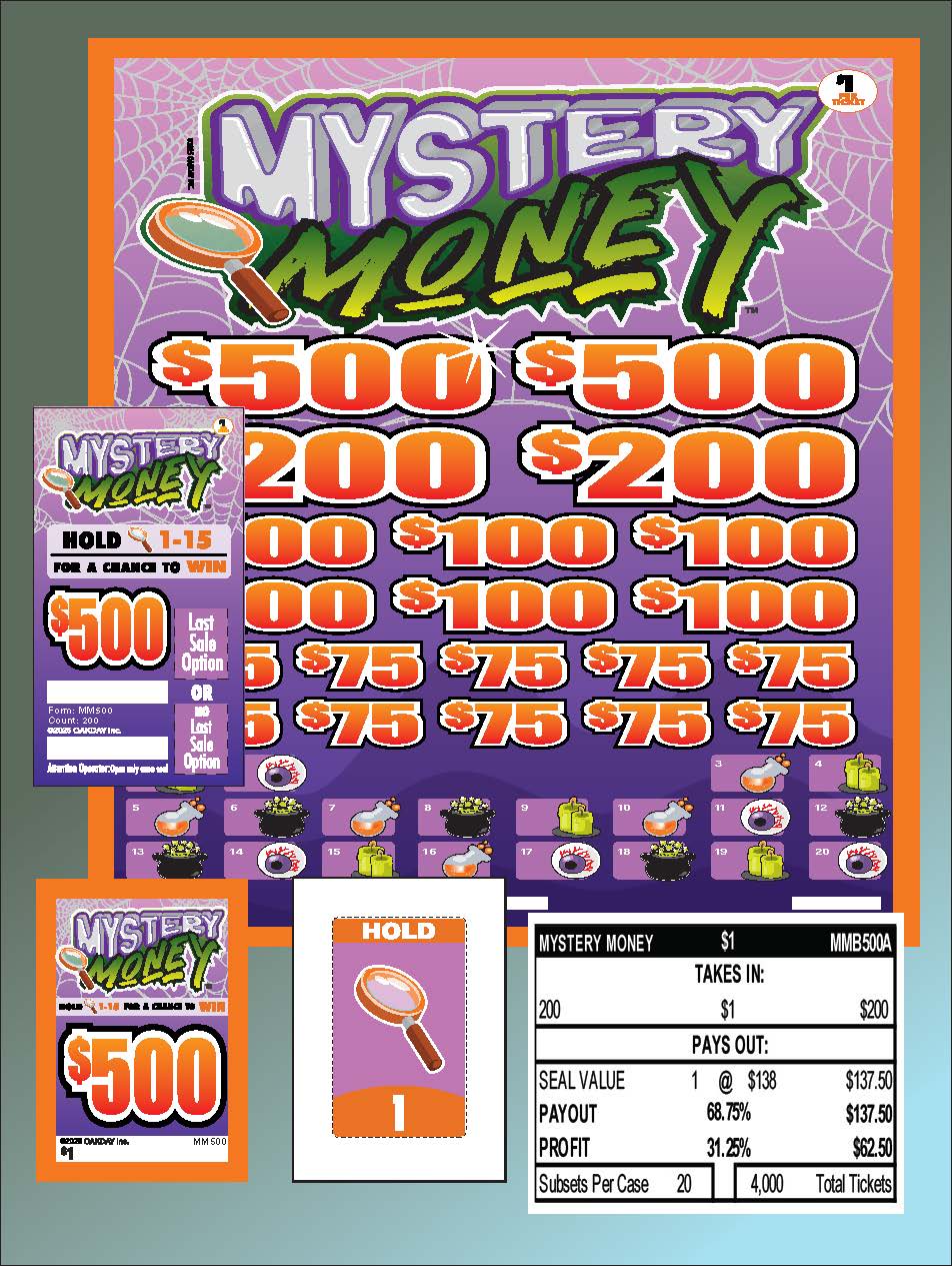 mystery money pull tab