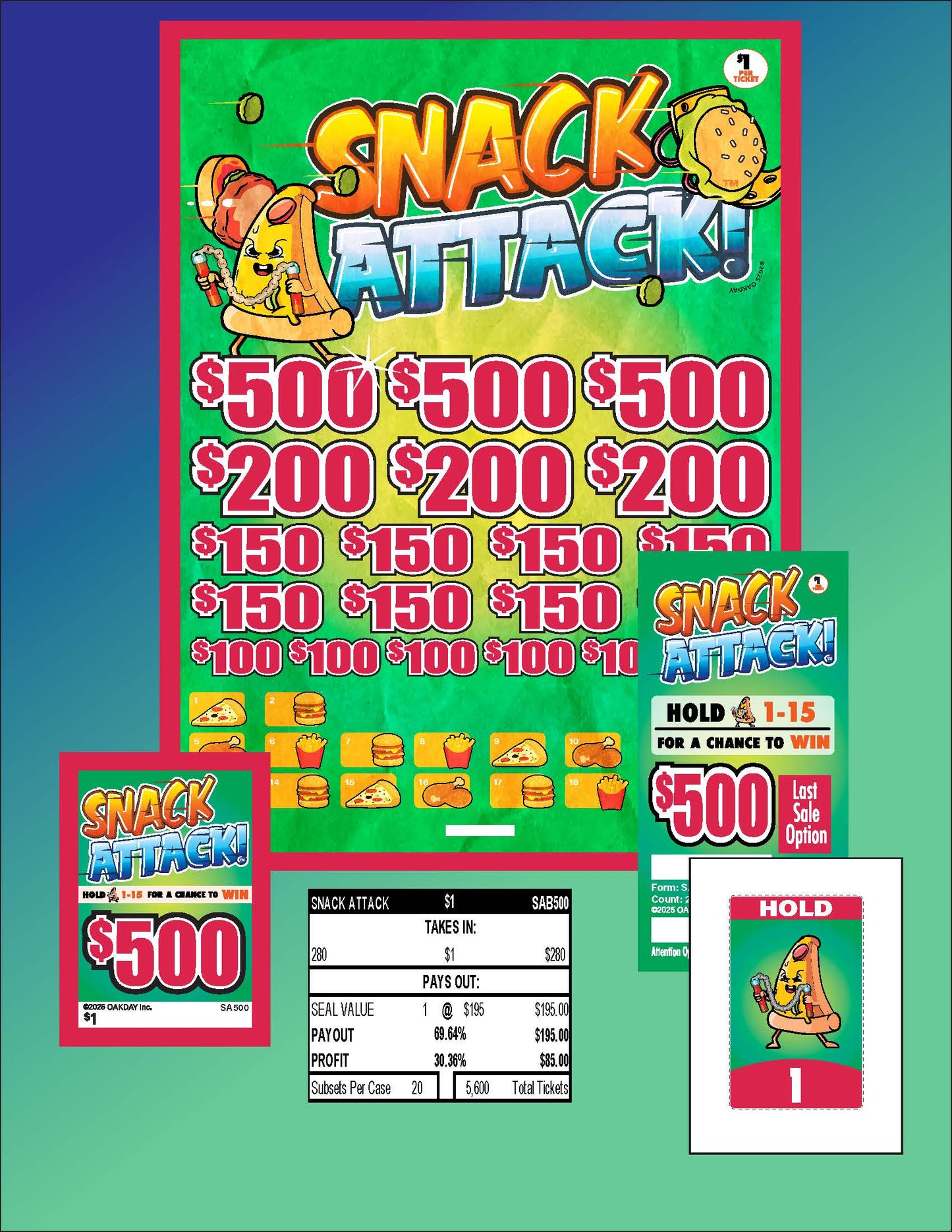 snack attack pull tab