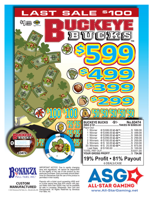 buckeye bucks pull tab