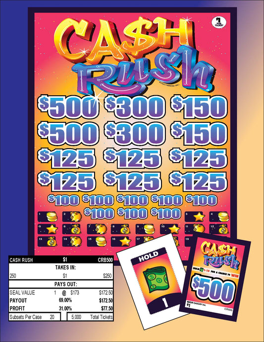 cash rush pull tab