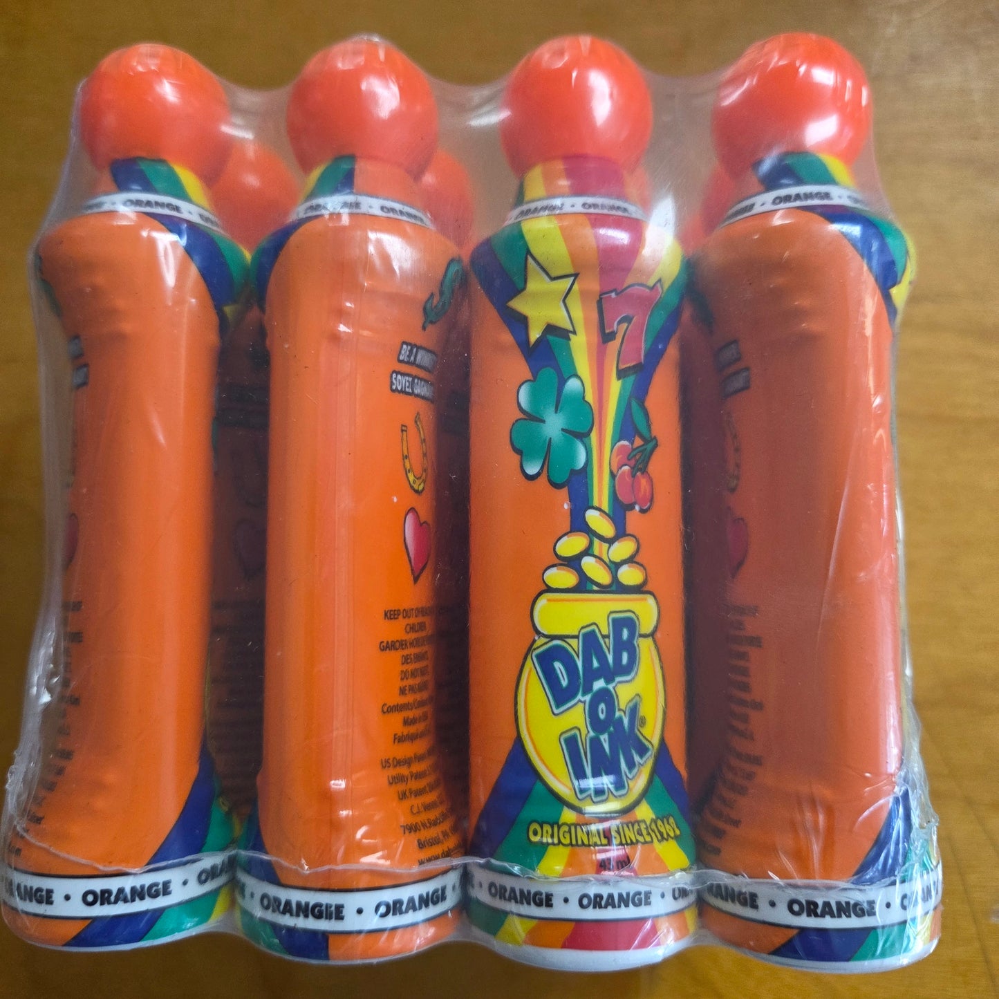 12ct Orange Dab O Ink 1.5oz Bingo Daubers