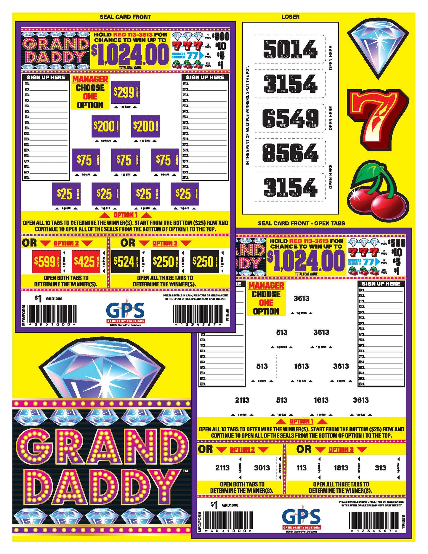 grand daddy pulltab