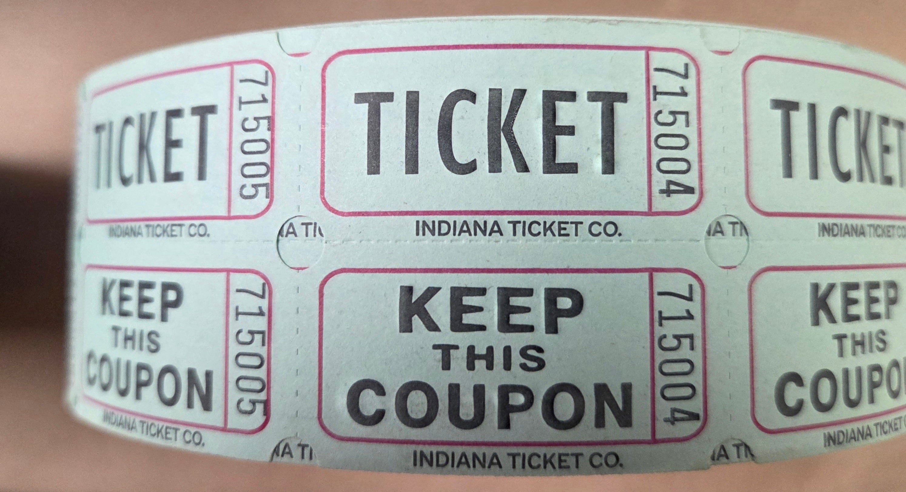 Green Raffle Token. Image Green Raffle Tickets โ YoungCoLLC
