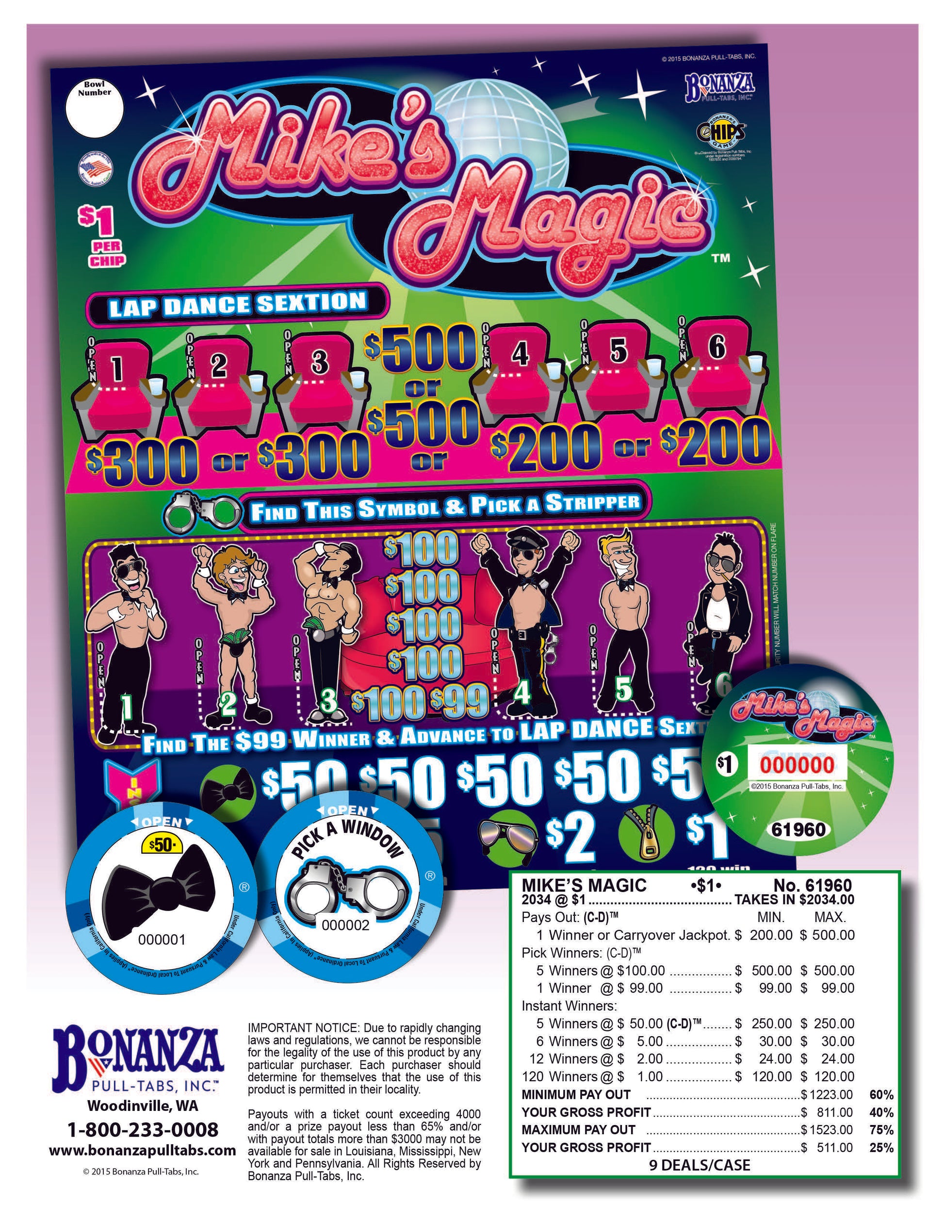 mike's magic pull tab