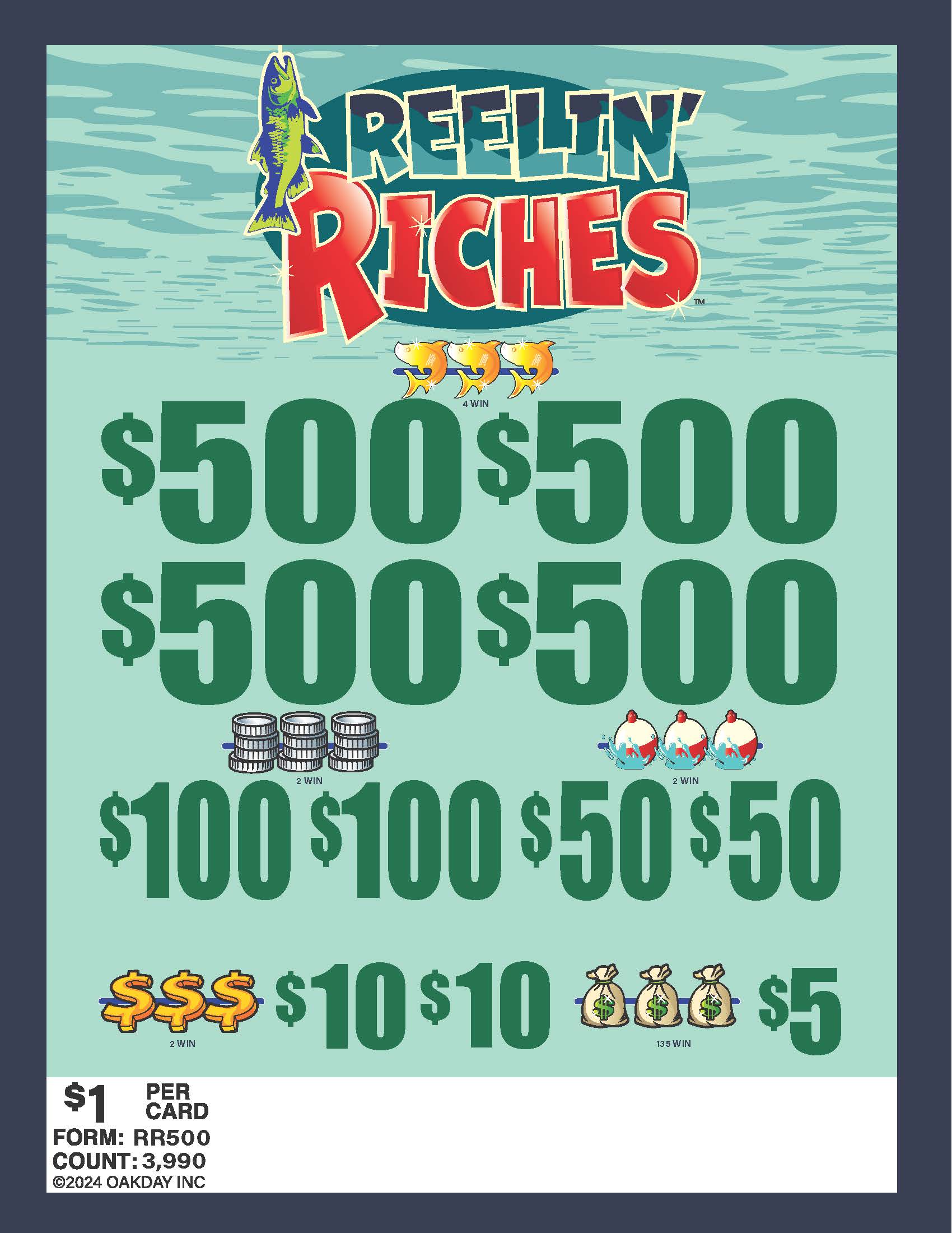 reelin riches pull tab