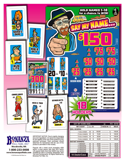 say my name climber pull tab