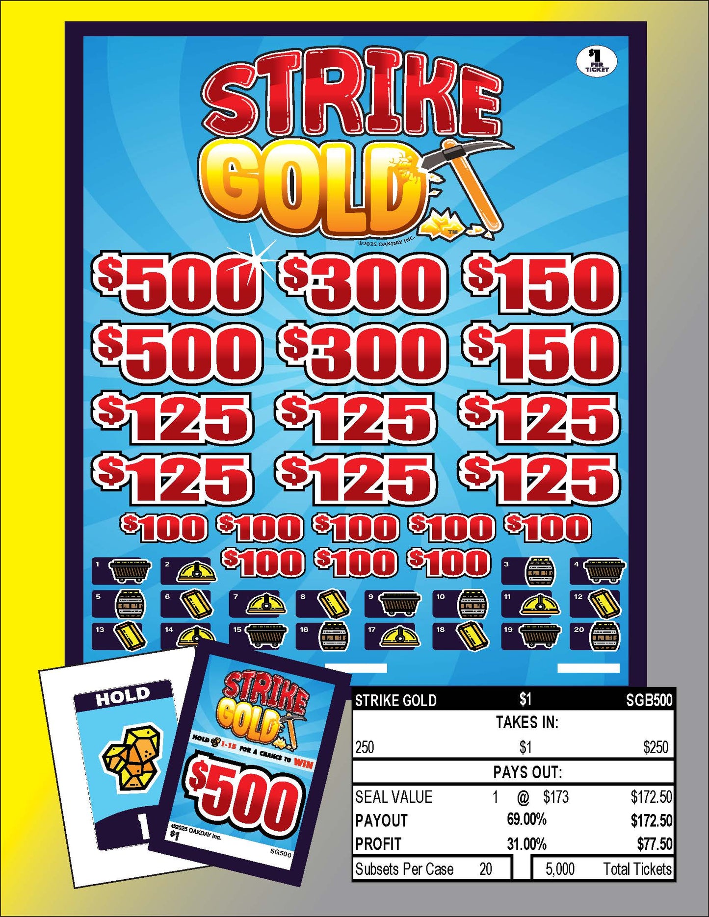 strike gold pull tabs