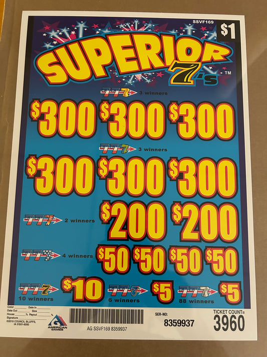 superior 7s pull tab