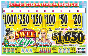 The Sweet Life 2700ct Seal Game Pull Tabs