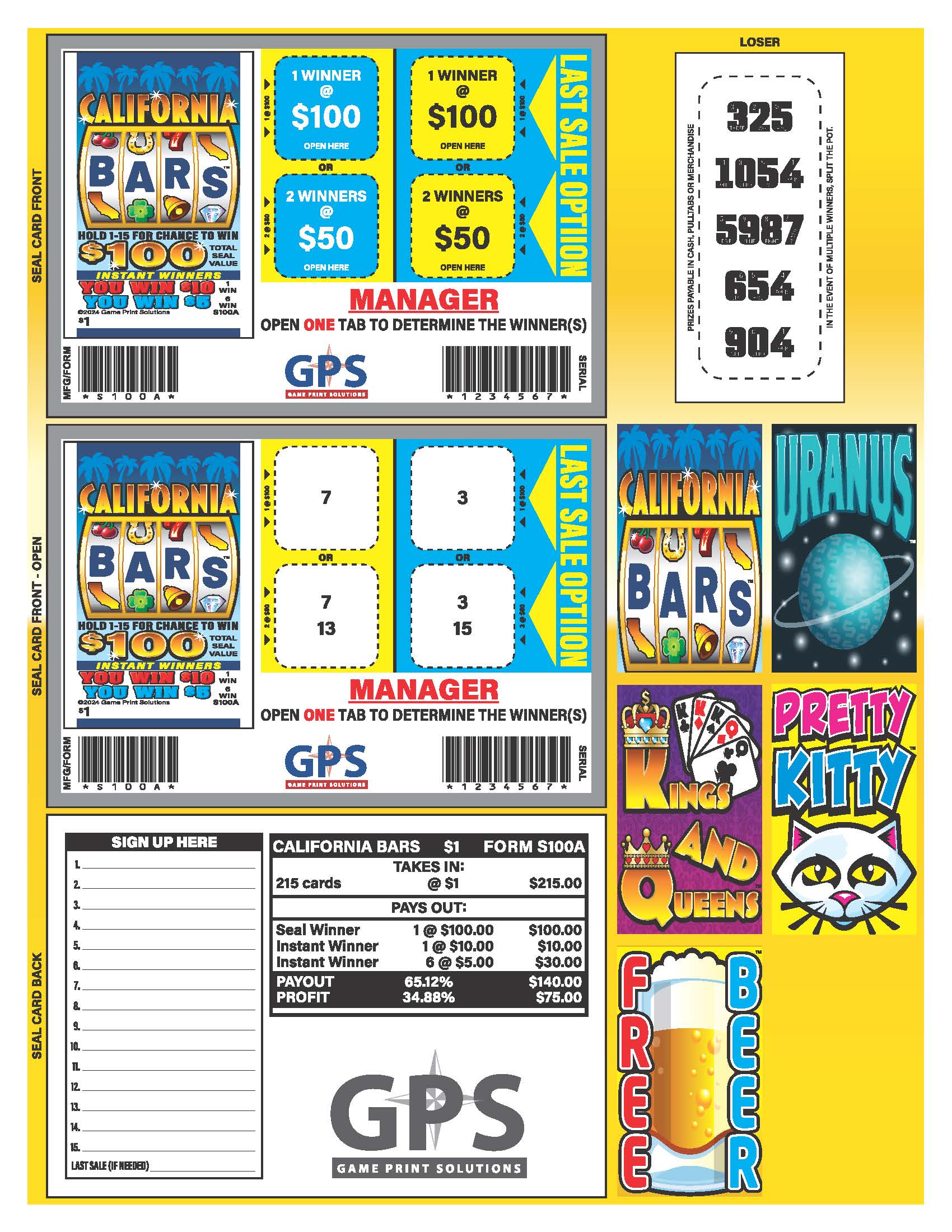 uranus pull tab