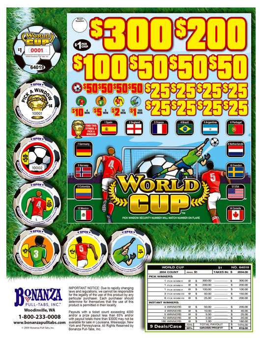 world cup chip pull tab